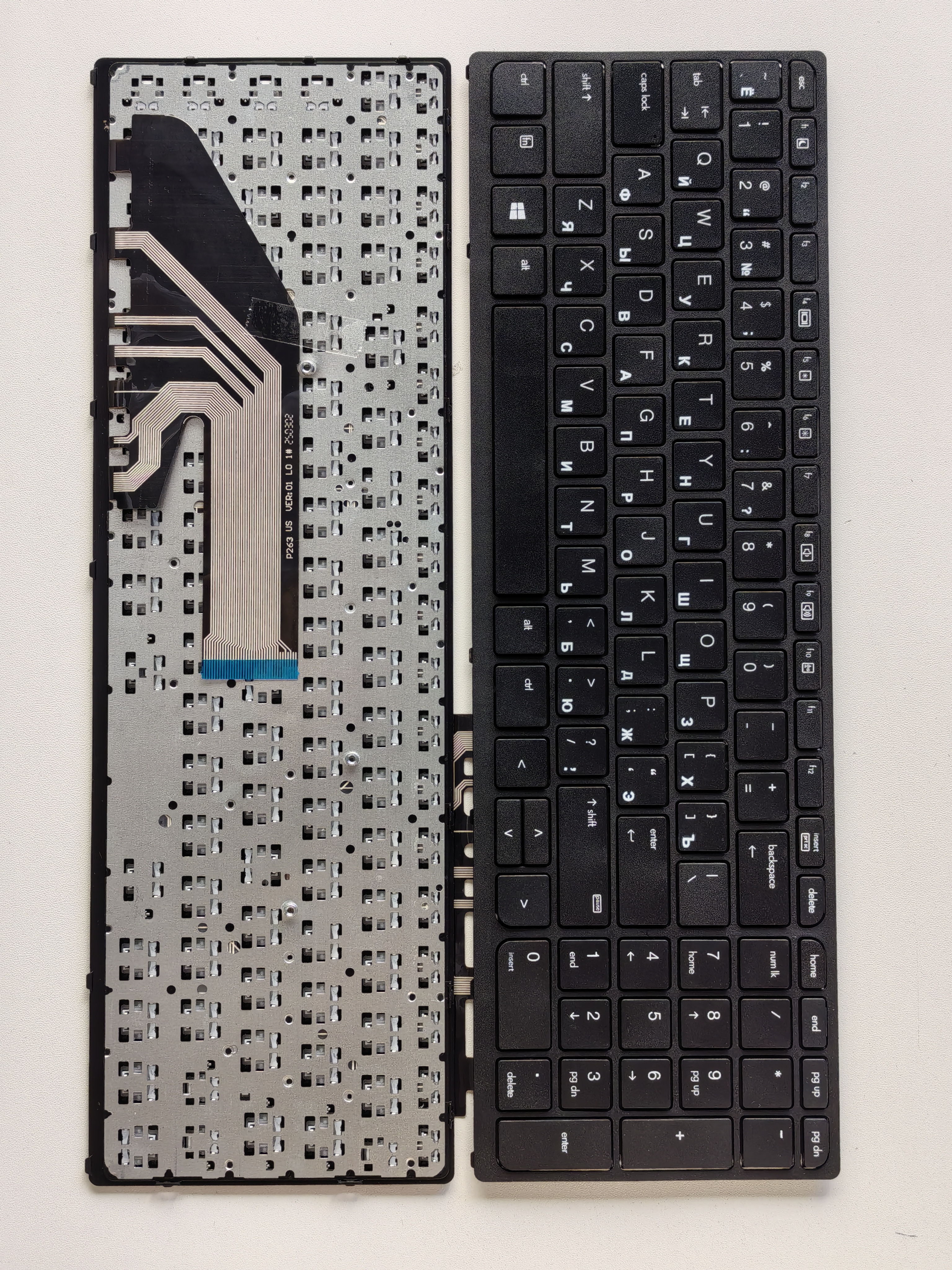 Picture of New Replacement Laptop Keyboard For HP ZBOOK15G3 BLACK FRAME BLACK (OEM) RU Layout